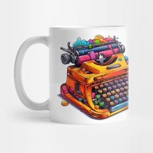 Retro 90s Typewriter Mug